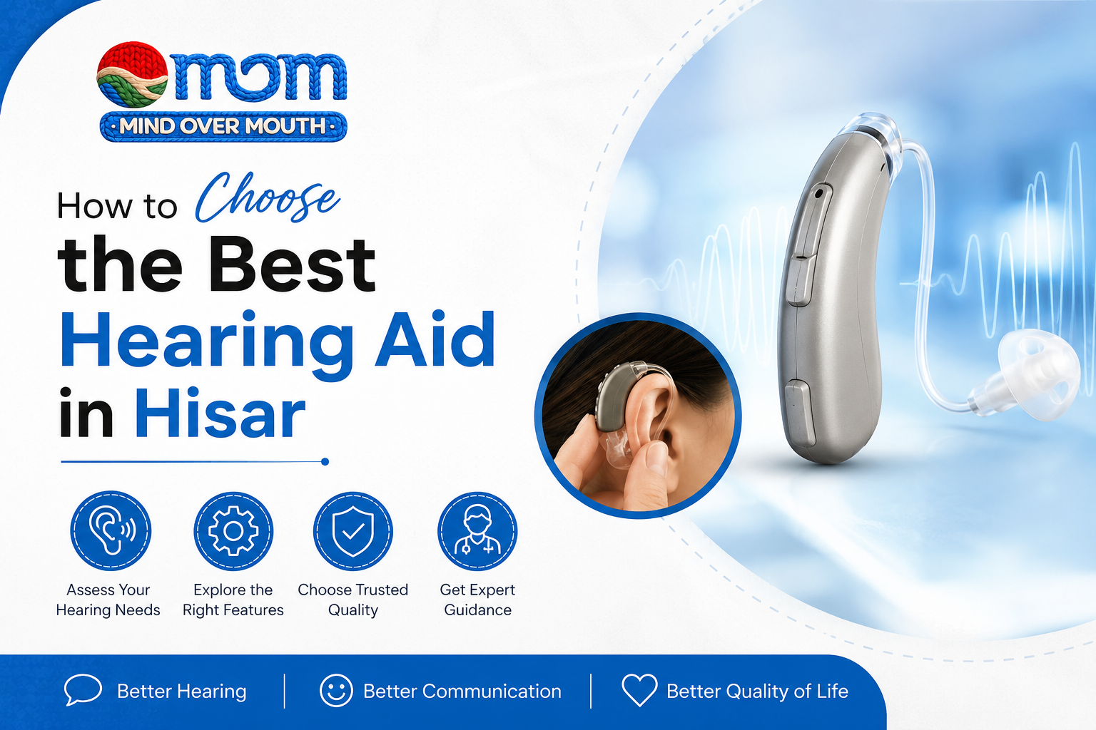 How to Choose the Best Hearing Aid in Hisar | Mind Over Mouth Hearing Aid Centre