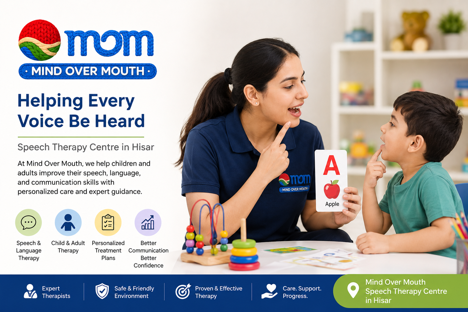 Speech Therapy Center in Hisar | Expert Speech & Language Support | Mind Over Mouth